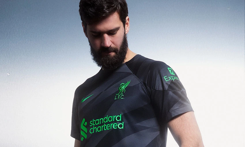 Liverpool goalkeeper away kit foe 2023/24
