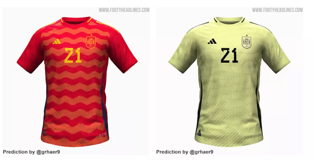 Spain Euro 2024 Predicted Kit