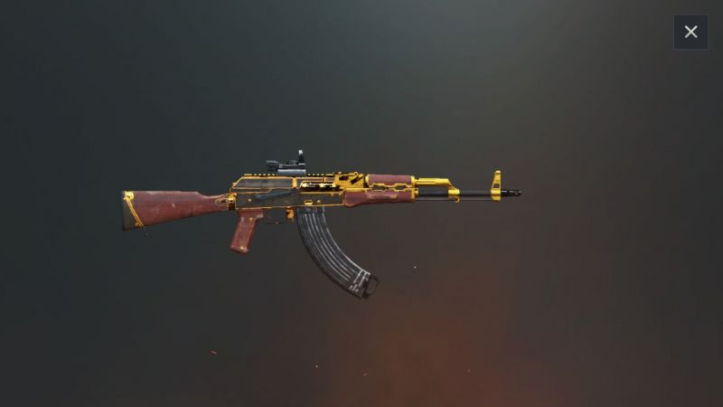 AKM gun in PUBG